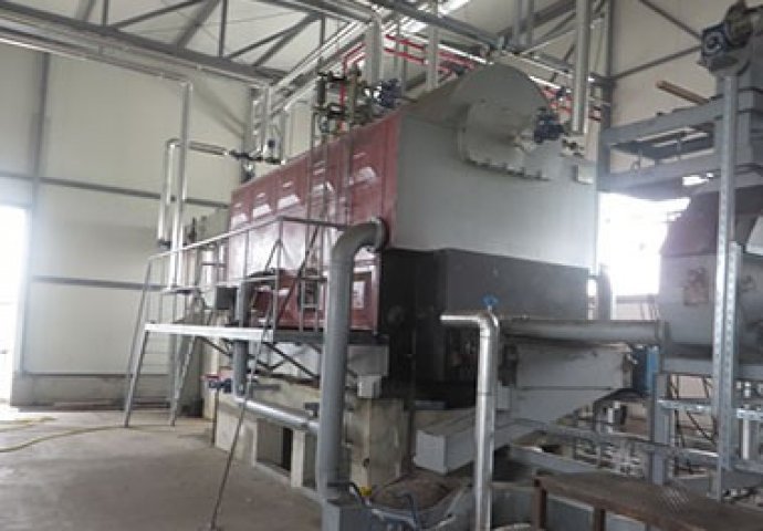 2.5Th Straw Fired Steam Boiler in Serbia