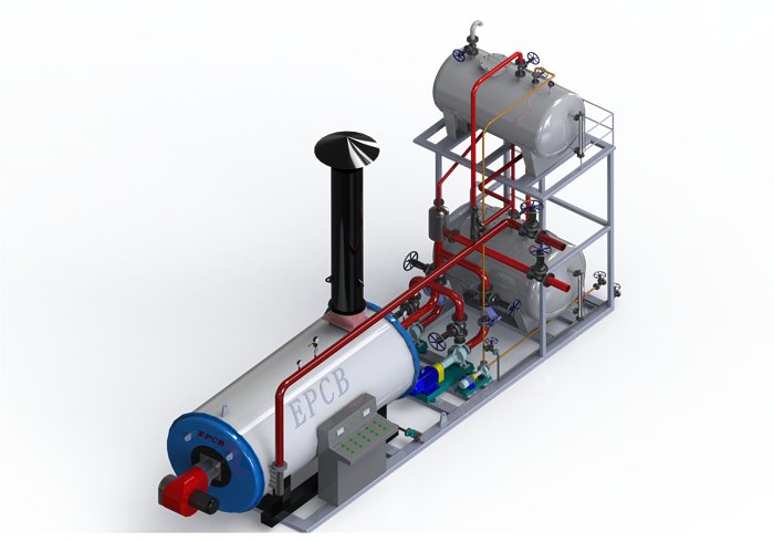 EPCB Skid-mounted Packaged Oil/Gas Fired Hot Oil Heater