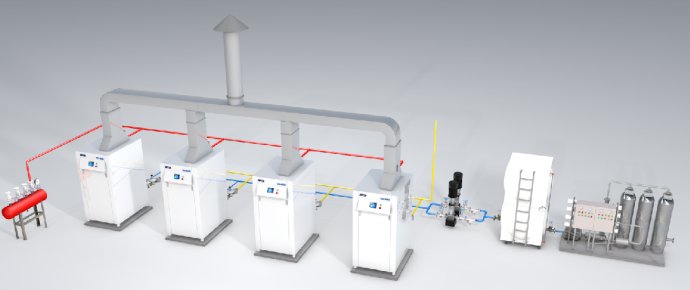 EPCB New Modular Steam Generator For Washing Industry