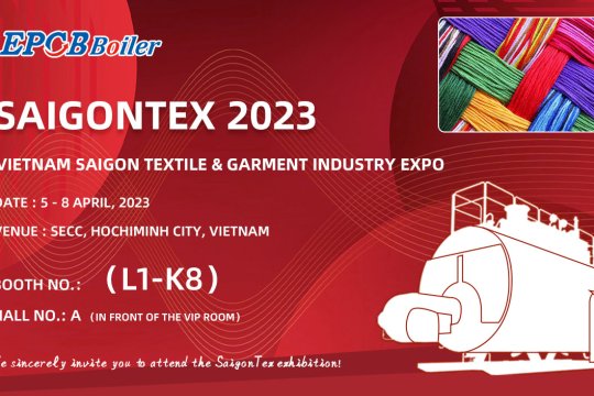 Welcome to Visit EPCB Boiler Booth at Saigon Textile & Garment Industry EXPO