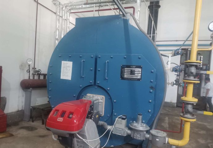 Two 2T/h gas-fired steam boilers in Uzbekistan